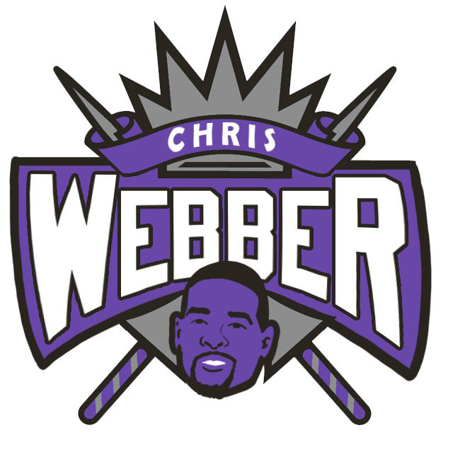 Sacramento Kings Chris Webber Logo fabric transfer